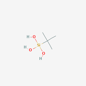 molecular formula C4H12O3Si B15417435 Silanetriol, (1,1-dimethylethyl)- CAS No. 138385-77-0