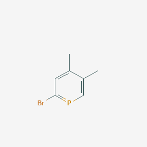 molecular formula C7H8BrP B15417621 Phosphorin, 2-bromo-4,5-dimethyl- CAS No. 129117-81-3