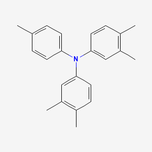 molecular formula C23H25N B15417649 N-(3,4-Dimethylphenyl)-3,4-dimethyl-N-(4-methylphenyl)aniline CAS No. 161114-54-1