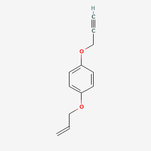 molecular formula C12H12O2 B15417896 Benzene, 1-(2-propenyloxy)-4-(2-propynyloxy)- CAS No. 153164-85-3
