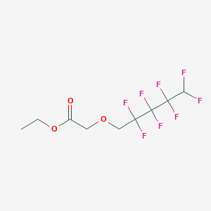 molecular formula C9H10F8O3 B15417905 Ethyl [(2,2,3,3,4,4,5,5-octafluoropentyl)oxy]acetate CAS No. 138224-54-1