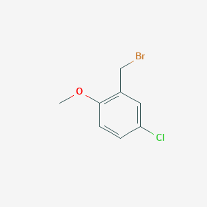 molecular formula C8H8BrClO B154180 2-(溴甲基)-4-氯-1-甲氧基苯 CAS No. 58735-58-3
