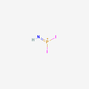 molecular formula HI2NP+ B15418133 Imino(diiodo)phosphanium CAS No. 128361-19-3