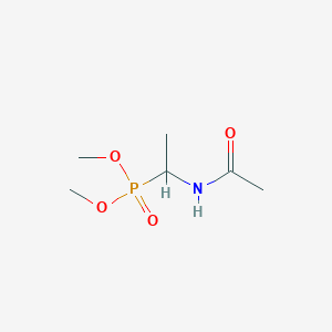 molecular formula C6H14NO4P B15418152 Dimethyl (1-acetamidoethyl)phosphonate CAS No. 162850-80-8