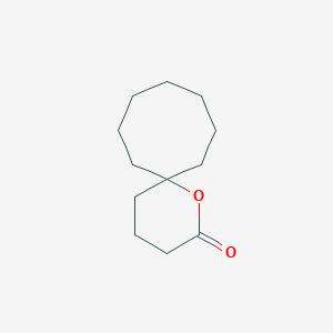 molecular formula C12H20O2 B15418190 1-Oxaspiro[5.7]tridecan-2-one CAS No. 120375-26-0