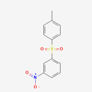 molecular formula C13H11NO4S B15418343 Benzene, 1-methyl-4-[(3-nitrophenyl)sulfonyl]- CAS No. 141573-12-8