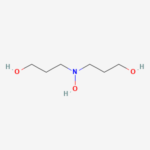 molecular formula C6H15NO3 B15418344 3,3'-(Hydroxyazanediyl)di(propan-1-ol) CAS No. 137309-41-2