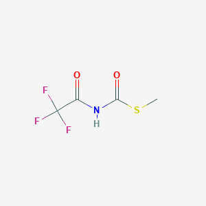 molecular formula C4H4F3NO2S B15418504 S-Methyl (trifluoroacetyl)carbamothioate CAS No. 134365-55-2