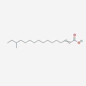 molecular formula C17H32O2 B15418781 14-Methylhexadec-2-enoic acid CAS No. 115730-92-2