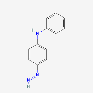 molecular formula C12H11N3 B15418873 4-Diazenyl-N-phenylaniline CAS No. 121613-75-0