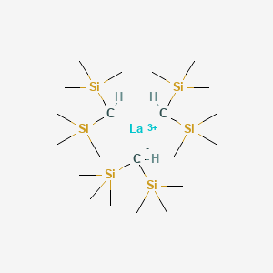 molecular formula C21H57LaSi6 B15418878 Lanthanum tris[bis(trimethylsilyl)methanide] CAS No. 121086-85-9