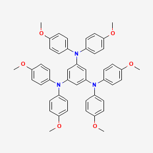 molecular formula C48H45N3O6 B15418923 N~1~,N~1~,N~3~,N~3~,N~5~,N~5~-Hexakis(4-methoxyphenyl)benzene-1,3,5-triamine CAS No. 126738-30-5
