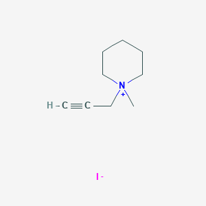 molecular formula C9H16IN B15419217 1-Methyl-1-(prop-2-yn-1-yl)piperidin-1-ium iodide CAS No. 113818-00-1