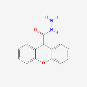 molecular formula C14H12N2O2 B154194 9H-xanthene-9-carbohydrazide CAS No. 1604-08-6