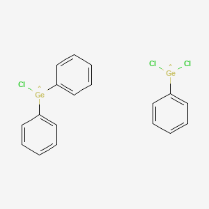 molecular formula C18H15Cl3Ge2 B15420544 Chloro(diphenyl)germyl--dichloro(phenyl)germyl (1/1) CAS No. 112174-88-6