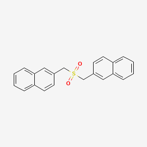 molecular formula C22H18O2S B15420819 Bis[2-naphthylmethyl]sulfone CAS No. 115465-02-6