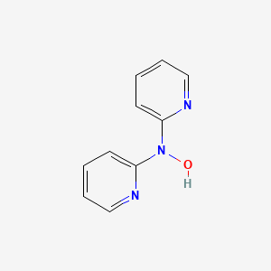 molecular formula C10H9N3O B15420902 N-Hydroxy-N-(pyridin-2-yl)pyridin-2-amine CAS No. 116043-86-8