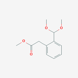 molecular formula C12H16O4 B15421059 Methyl [2-(dimethoxymethyl)phenyl]acetate CAS No. 122750-56-5