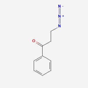 molecular formula C9H9N3O B15421269 3-Azido-1-phenylpropan-1-one CAS No. 113986-29-1