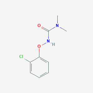 molecular formula C9H11ClN2O2 B15421280 N'-(2-Chlorophenoxy)-N,N-dimethylurea CAS No. 115618-50-3