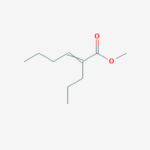 molecular formula C10H18O2 B15421339 Methyl 2-propylhex-2-enoate CAS No. 112156-73-7