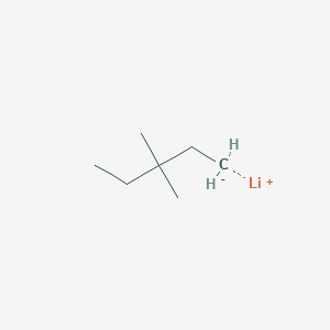 molecular formula C7H15Li B15421392 lithium;3,3-dimethylpentane CAS No. 113339-22-3