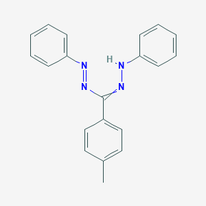 molecular formula C20H18N4 B154214 N'-anilino-4-methyl-N-phenyliminobenzenecarboximidamide CAS No. 1622-12-4