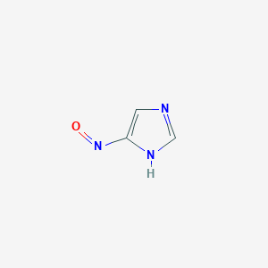 molecular formula C3H3N3O B15421489 5-nitroso-1H-imidazole CAS No. 116333-47-2