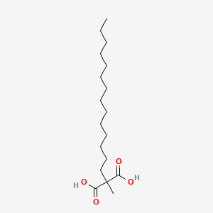 molecular formula C18H34O4 B15421696 Methyl(tetradecyl)propanedioic acid CAS No. 114289-76-8