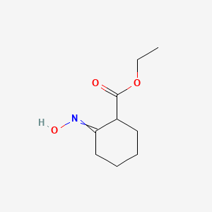 molecular formula C9H15NO3 B15421766 Ethyl 2-(hydroxyimino)cyclohexane-1-carboxylate CAS No. 111904-12-2