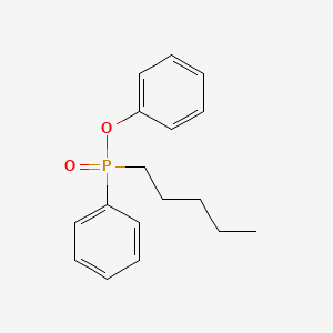 molecular formula C17H21O2P B15421814 Phenyl pentyl(phenyl)phosphinate CAS No. 113578-18-0