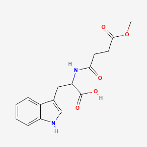 molecular formula C16H18N2O5 B15421841 N-(4-methoxy-4-oxobutanoyl)tryptophan CAS No. 116208-83-4