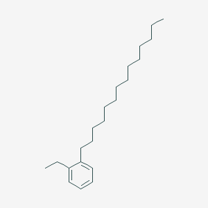 molecular formula C22H38 B15421877 1-Ethyl-2-tetradecylbenzene CAS No. 112098-19-8