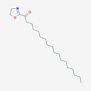 molecular formula C21H39NO2 B15421890 1-(4,5-Dihydro-1,3-oxazol-2-YL)octadecan-1-one CAS No. 112766-45-7
