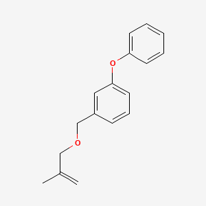 molecular formula C17H18O2 B15422042 Benzene, 1-[[(2-methyl-2-propenyl)oxy]methyl]-3-phenoxy- CAS No. 113312-85-9