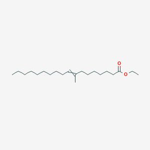 molecular formula C21H40O2 B15422106 Ethyl 8-methyloctadec-8-enoate CAS No. 114927-89-8