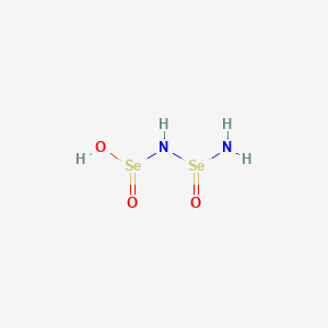 molecular formula H4N2O3Se2 B15422193 CID 57346761 CAS No. 112090-02-5