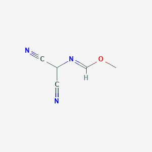 molecular formula C5H5N3O B15422236 Methyl (dicyanomethyl)methanimidate CAS No. 111267-83-5