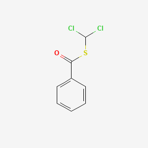 molecular formula C8H6Cl2OS B15422274 S-(Dichloromethyl) benzenecarbothioate CAS No. 113445-84-4