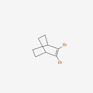molecular formula C8H10Br2 B15422329 Bicyclo[2.2.2]oct-2-ene, 2,3-dibromo- CAS No. 112439-97-1