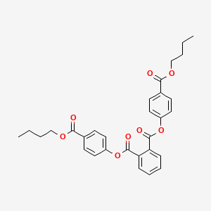 molecular formula C30H30O8 B15422503 Bis[4-(butoxycarbonyl)phenyl] benzene-1,2-dicarboxylate CAS No. 113502-82-2