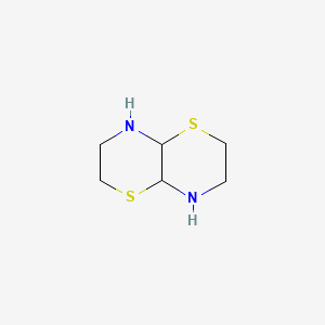 molecular formula C6H12N2S2 B15422700 Octahydro[1,4]thiazino[3,2-b][1,4]thiazine CAS No. 108712-09-0