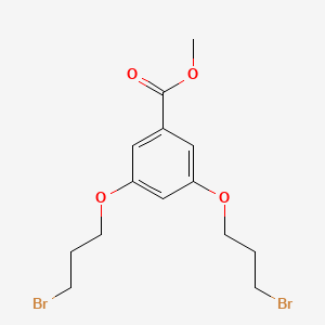 molecular formula C14H18Br2O4 B15422764 Methyl 3,5-bis(3-bromopropoxy)benzoate CAS No. 111682-05-4
