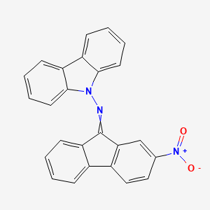 molecular formula C25H15N3O2 B15422944 N-(9H-Carbazol-9-yl)-2-nitro-9H-fluoren-9-imine CAS No. 105676-70-8