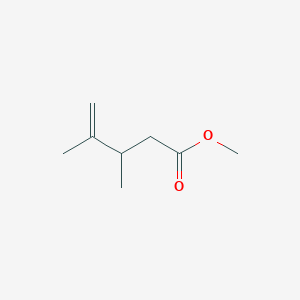 molecular formula C8H14O2 B15422967 Methyl 3,4-dimethylpent-4-enoate CAS No. 112084-30-7