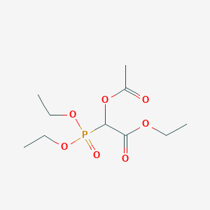 Ethyl 2-acetoxy-2-(diethoxyphosphoryl)acetate