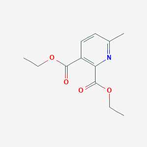 molecular formula C12H15NO4 B15423005 Diethyl 6-methylpyridine-2,3-dicarboxylate CAS No. 110239-08-2