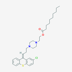 molecular formula C32H43ClN2O2S B154231 Zuclopenthixol Decanoate CAS No. 64053-00-5