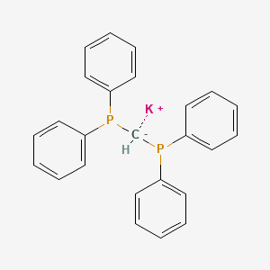 molecular formula C25H21KP2 B15423124 Potassium bis(diphenylphosphanyl)methanide CAS No. 103835-33-2