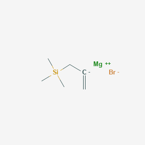 molecular formula C6H13BrMgSi B15423181 Magnesium, bromo[1-[(trimethylsilyl)methyl]ethenyl]- CAS No. 103559-91-7